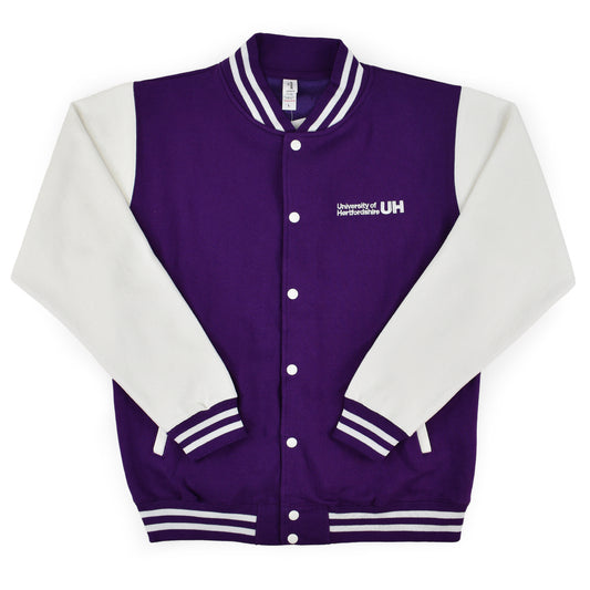 Contrast Varsity Jacket
